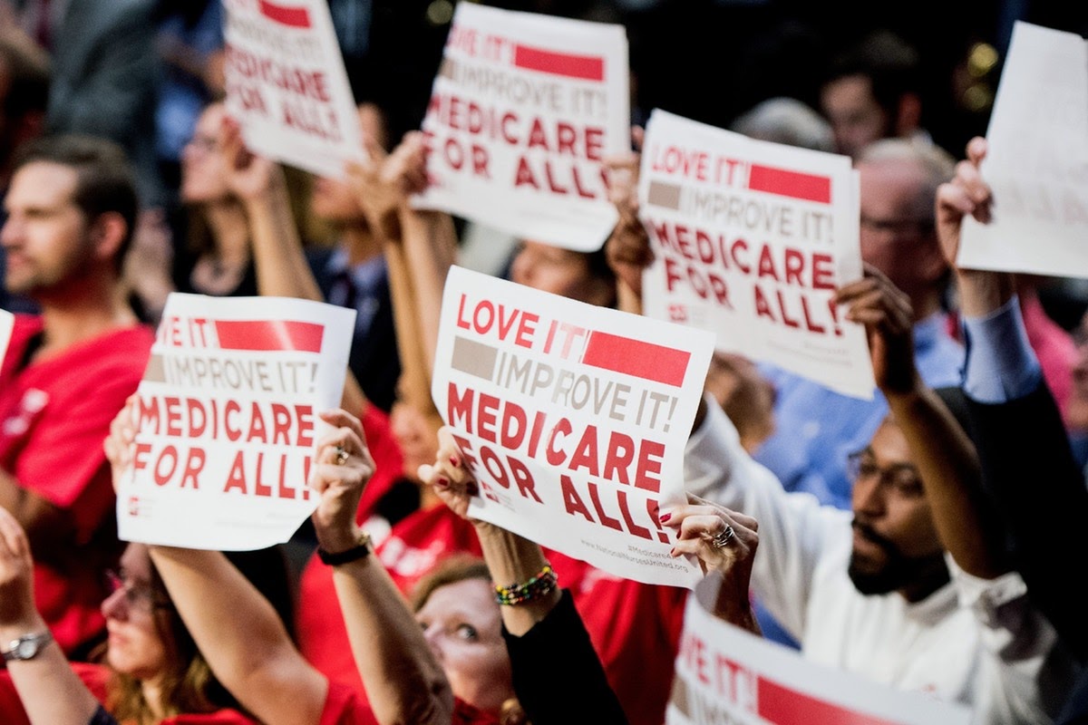 Medicare for All has strong public support, because it would cut costs and rage wages.