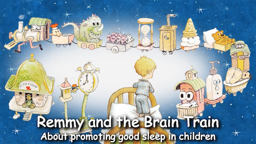Remmy and the Brain Train is a about promoting good sleep in children